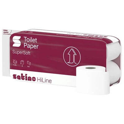 Satino toiletpapir · 4-lags · 20m · 72 ruller