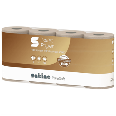Satino PureSoft toiletpapir · 2-lags · 44m · 48 ruller