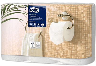Tork Extra Soft Toiletpapir 4 lag