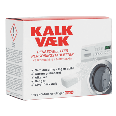 Kalk Væk opvask tabs 6 stk.