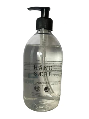 Håndsæbe med pumpe 500 ml - neutral