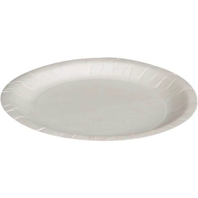 Paptallerken 18 cm coated 100 stk