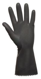 Sort industri handske X-large 10-10,5