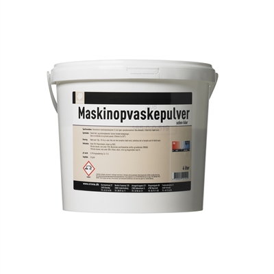 Maskinopvaskepulver u/klor  5 kg