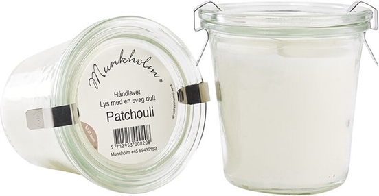Munkholm Lys i glas Patchouli